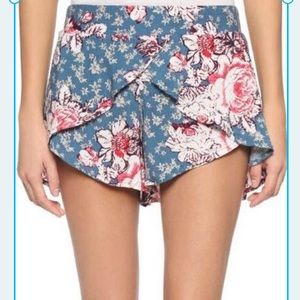 Free people floral shorts